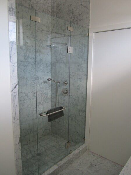 Marble Wall of Bathroom — Addison, TX — Barco Mirror And Glass