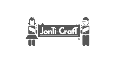 Jonti-Craft educational grey and white logo