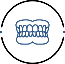 illustration of dentures