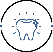 illustration of a sparkling tooth