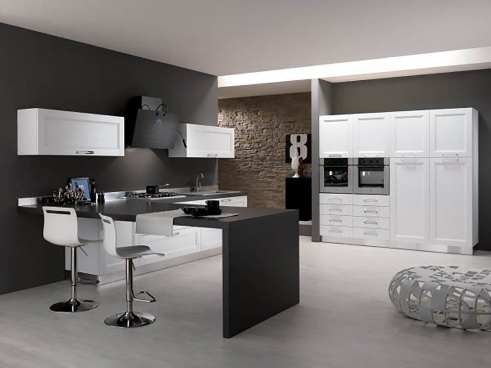 Cucina Merano con penisola