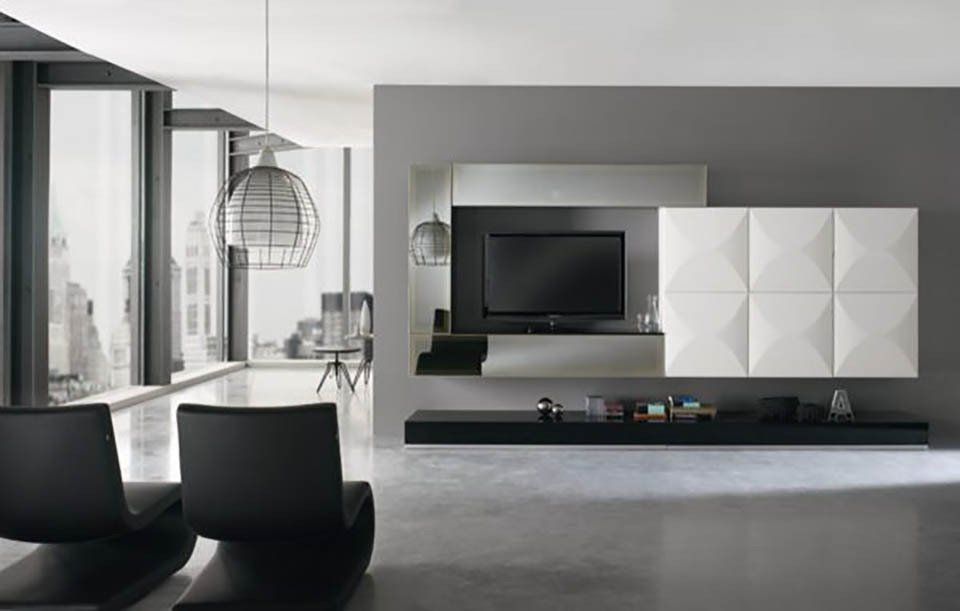 Soggiorno Exential colore grigio