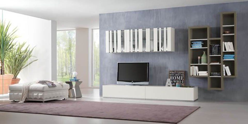 Soggiorno Exential con pensili