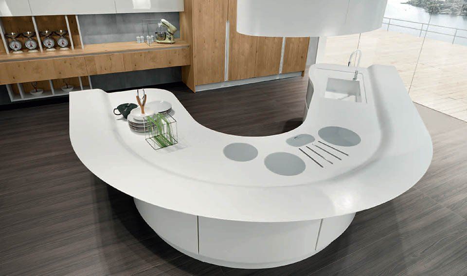 Cucina Aran bancone a U