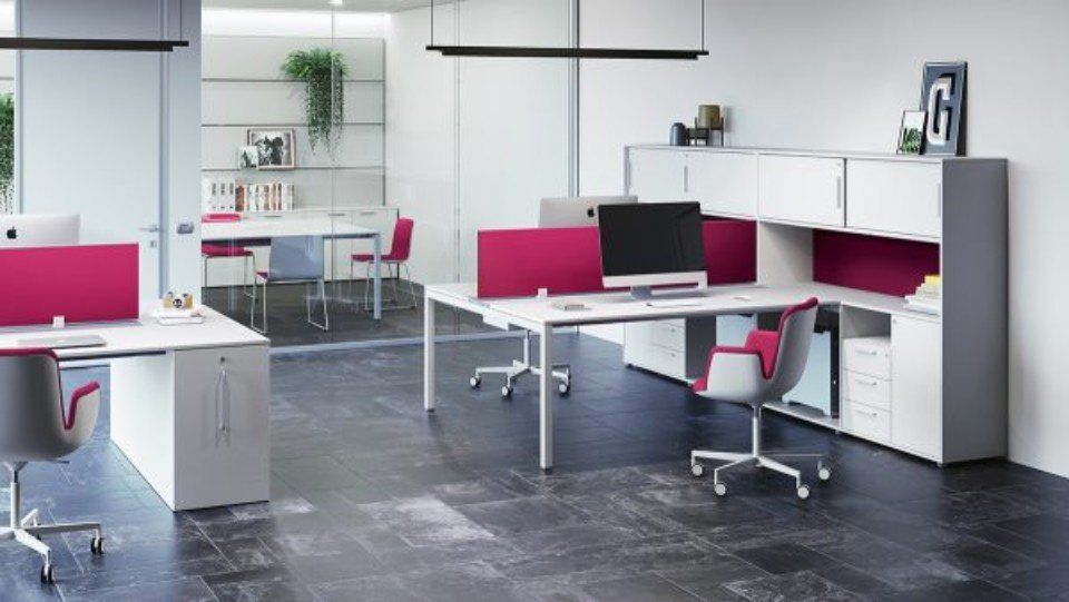 Scrivania operativa Pop Easy