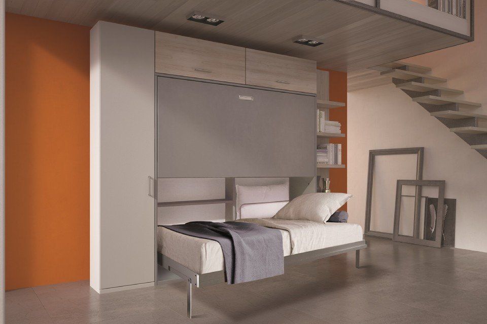 Letto a castello “richiudibile” aperto