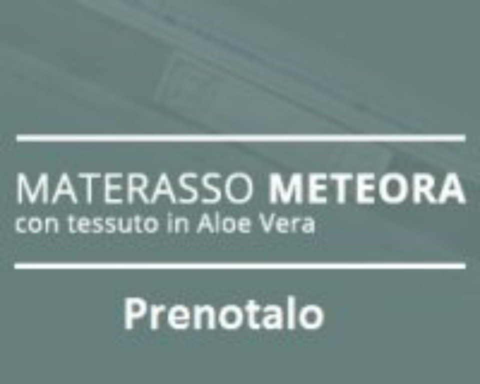 Promo materasso in memory foam – Modello Meteora