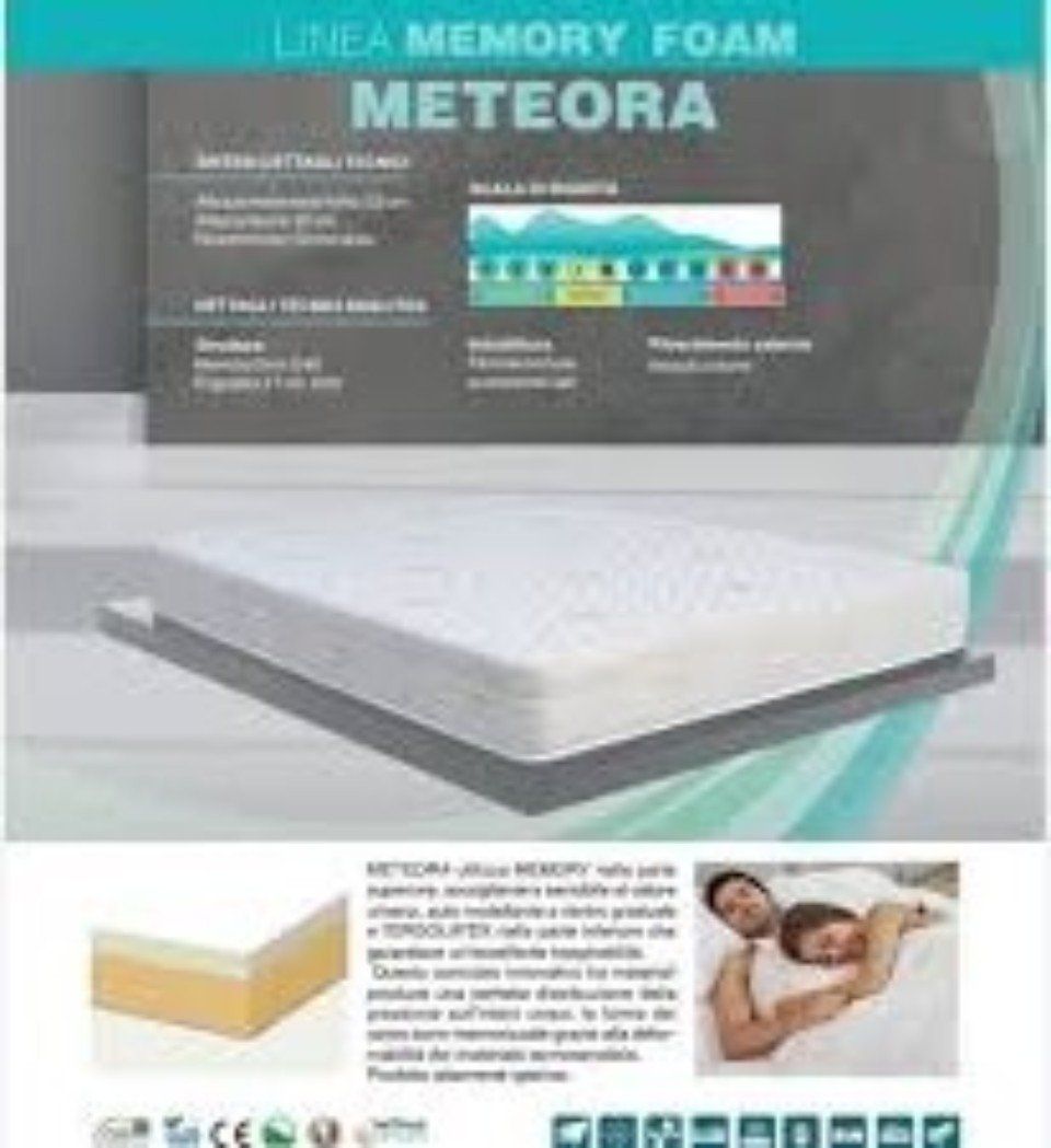 Promo materasso in memory foam