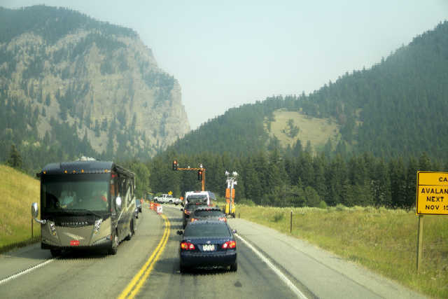 trucks on interstate