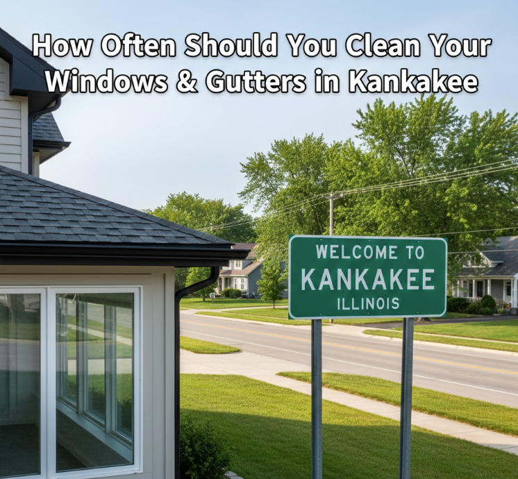 how often to clean windows and gutters in kankakee