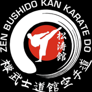 A logo for zen bushido kan karate do