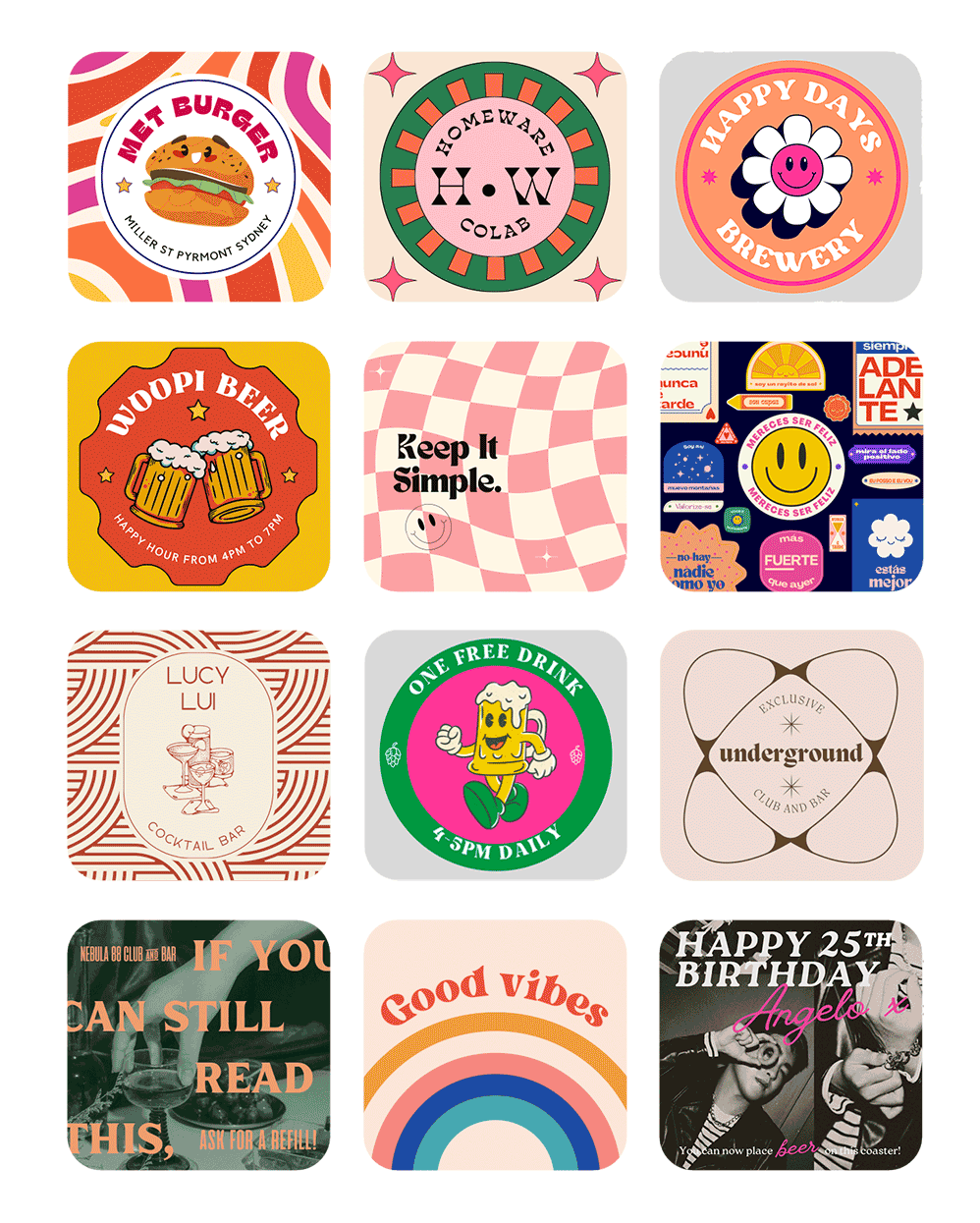 hotel Beer coasters
