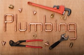 plumbing with tools