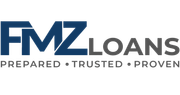 A logo featuring the text "FMZ LOANS" in dark blue and grey, with the tagline "PREPARED &bull; TRUSTED &bull; PROVEN" below in grey.