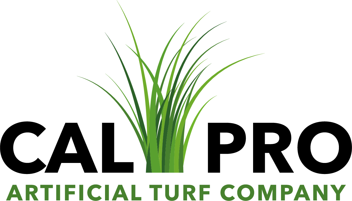 CAL PRO logo with grass graphic above bold text, 