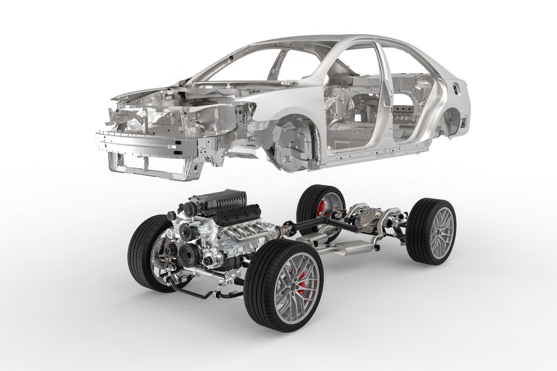 Drive Train Car 3D Schema | TRC Automotive