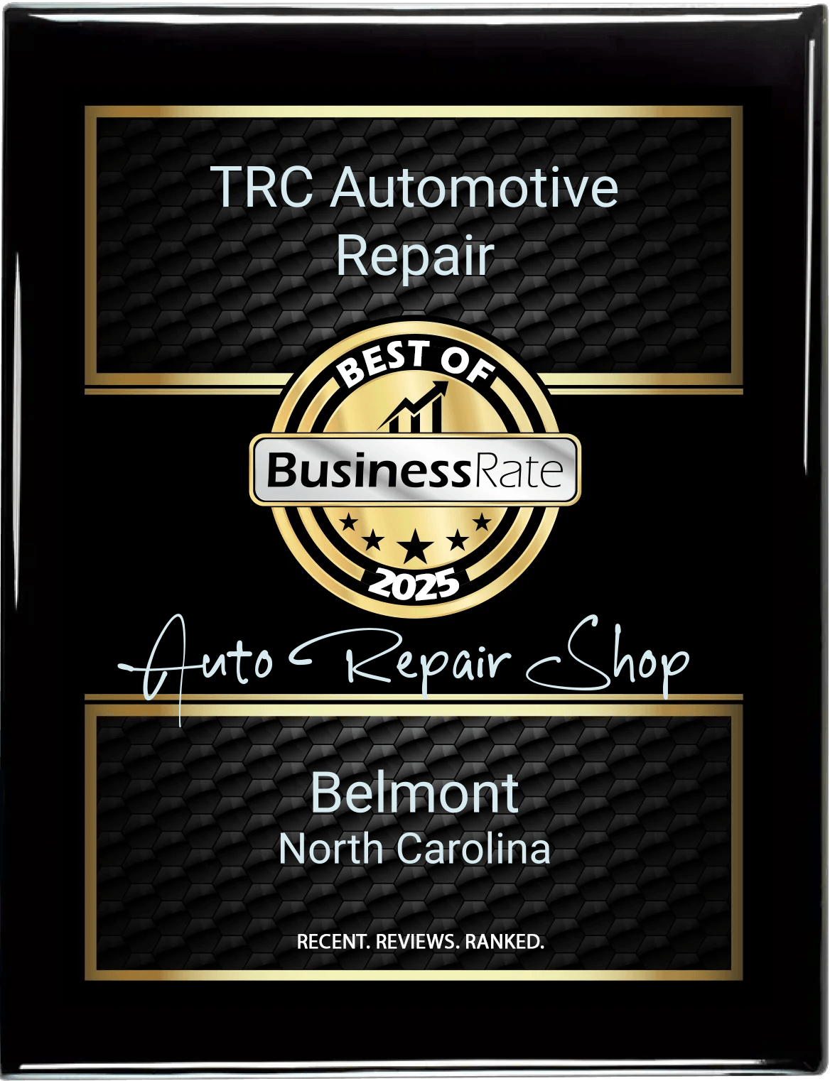 Business Award Badge | TRC Automotive