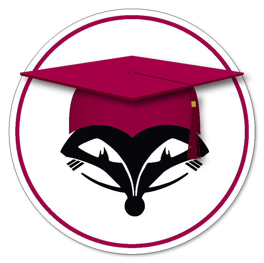 FVL Foxhead with mortar board on his head