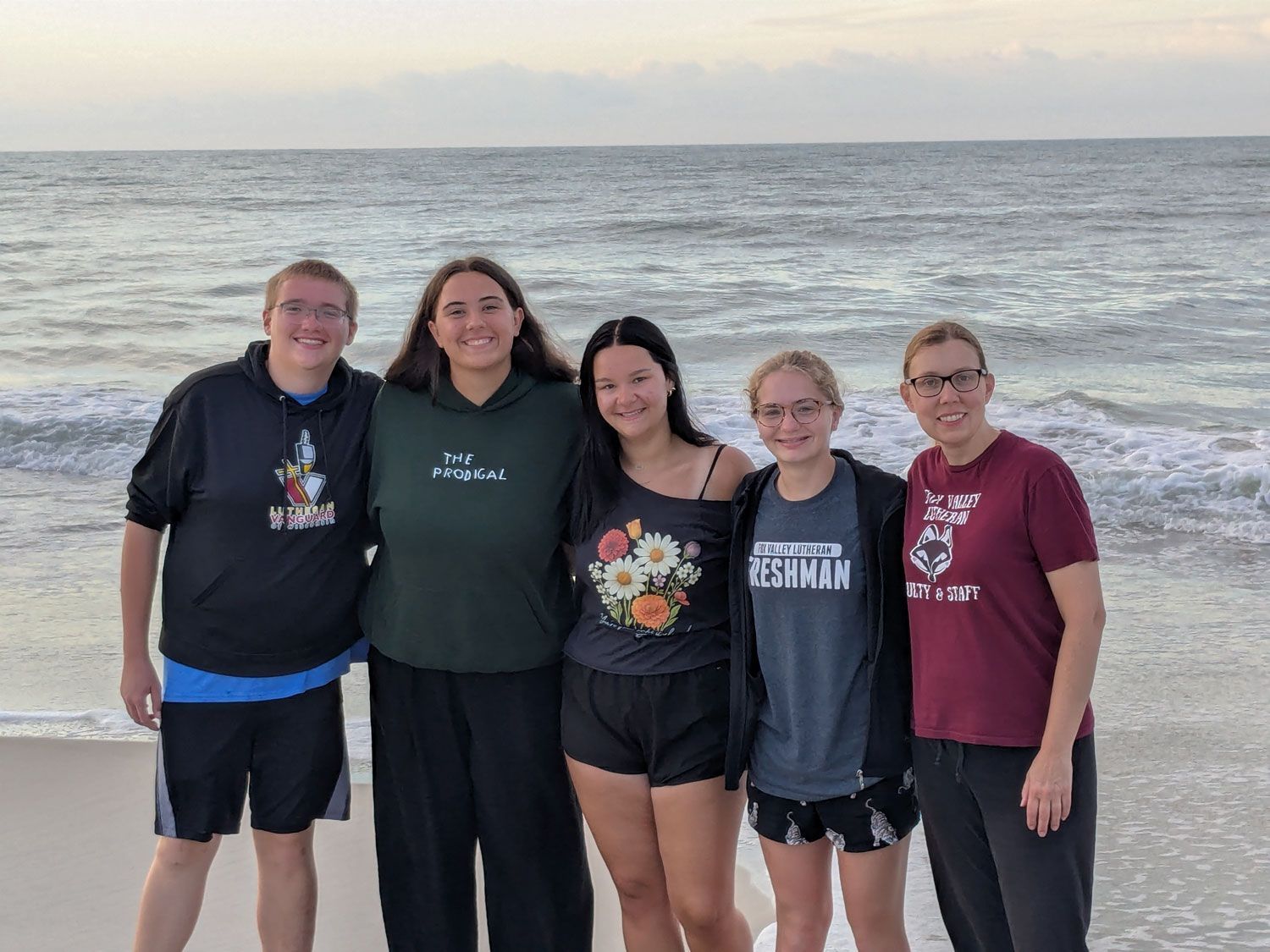 FVL group on the beach in North Carolina