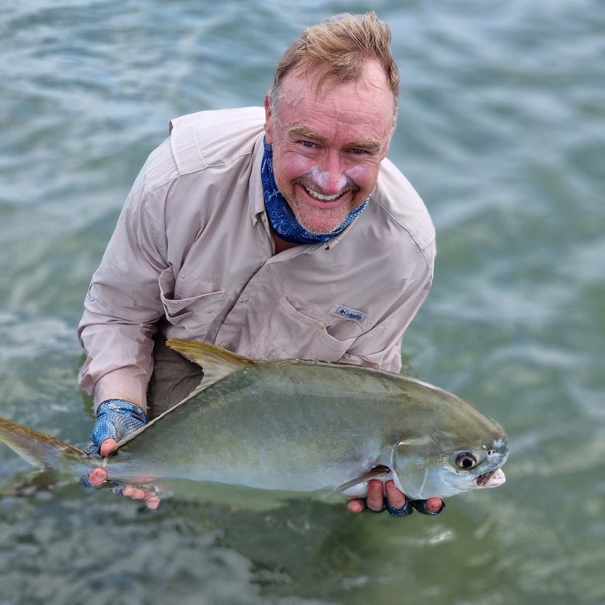 Weipa fly fishing charters with local guides to catch Permit