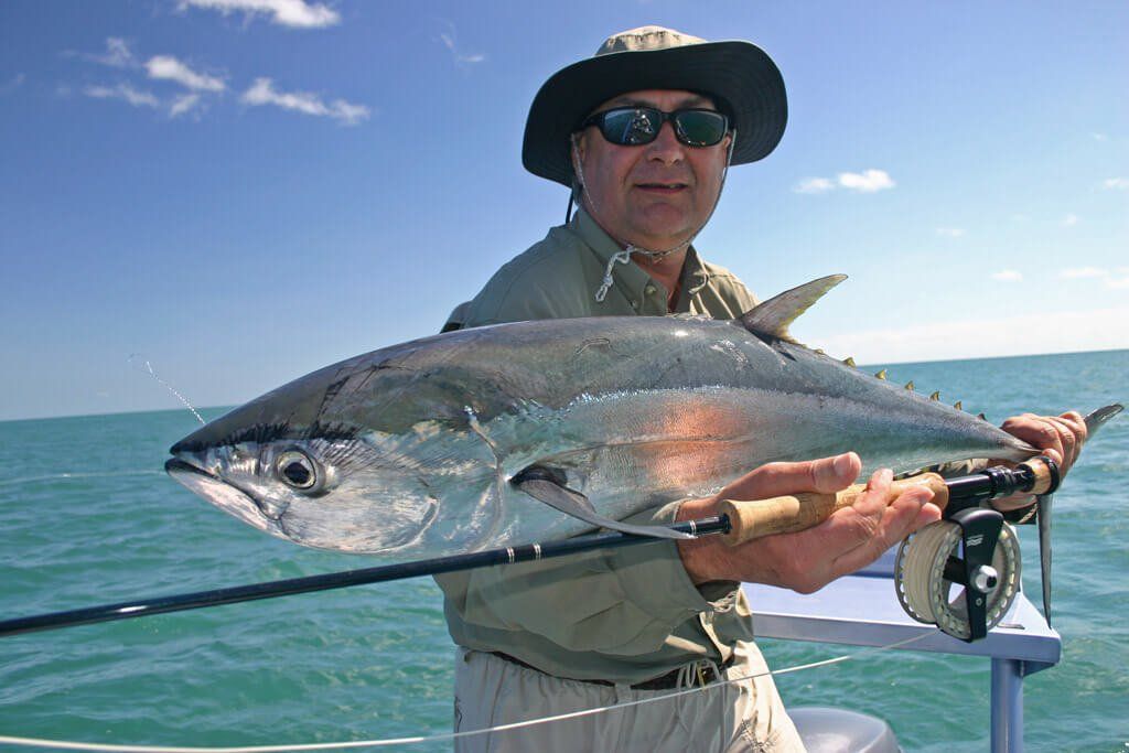 Catch a Longtail Tuna in Weipa with Fish's Fly and Sportfishing