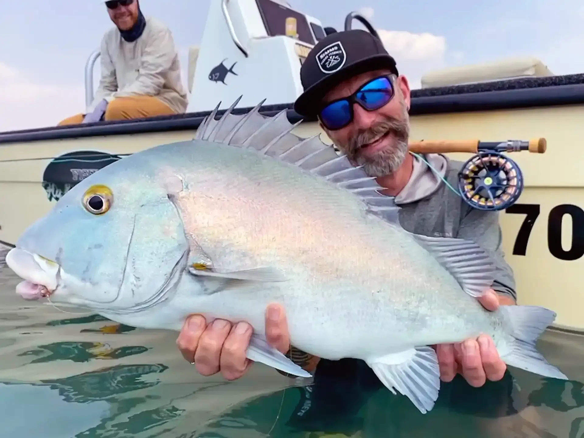Catch Blue Bastard with Fish's Fly and Sportfishing - Weipa