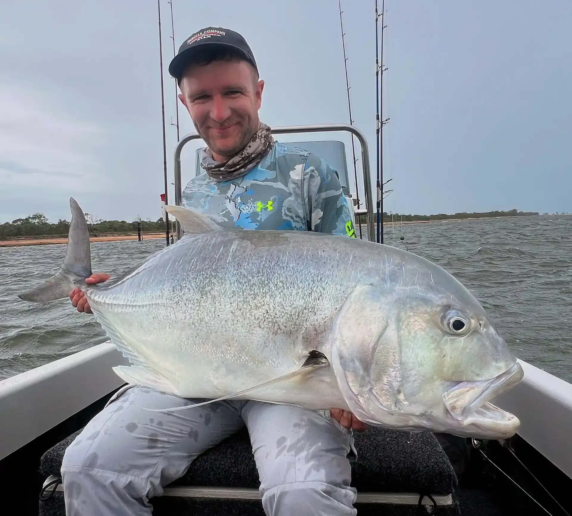 Catch Giant Trevally with Fish's Fly and Sportfishing - Weipa