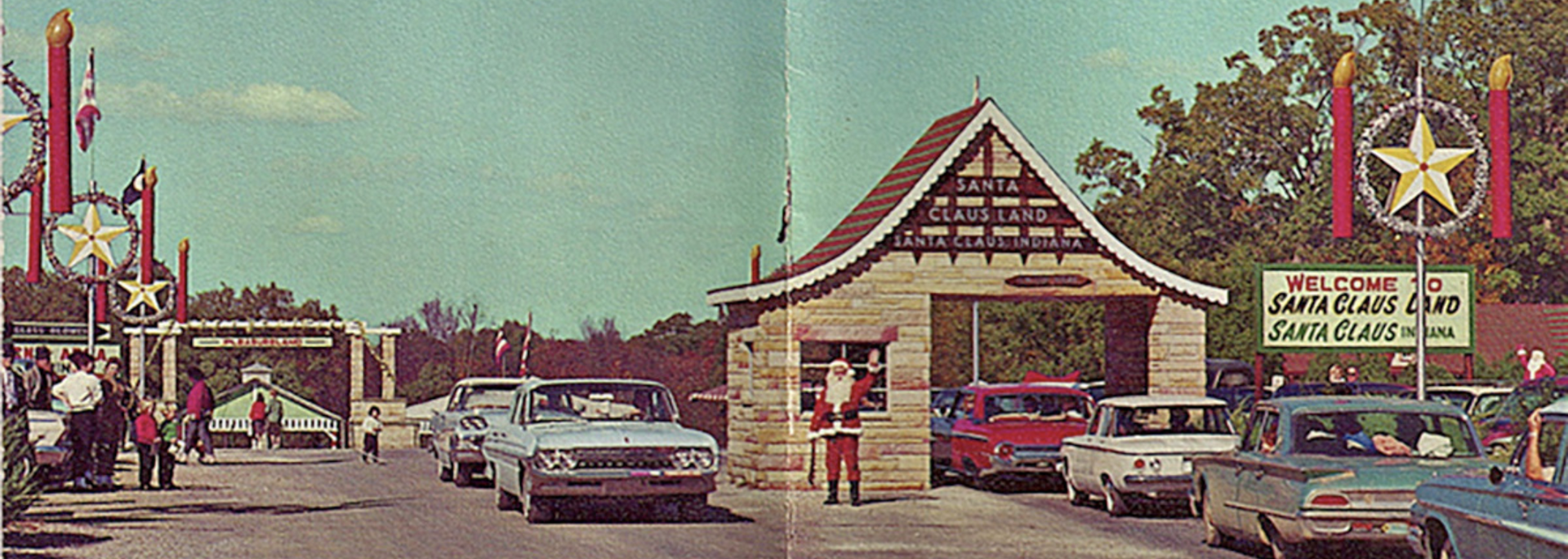 Picture of Santa Claus Land as it appeared back in the day.