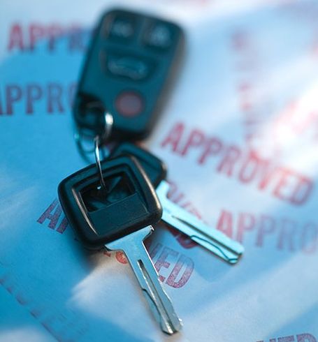 Car Keys and Approved Loan Application — Florence, AL — Quad Cities Financial