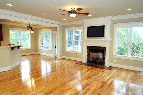 Beautiful living room — builders & Contractors in Chartlottesville, VA