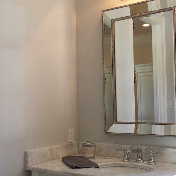 Bathroom mirror — General Contractors in Chartlottesville, VA