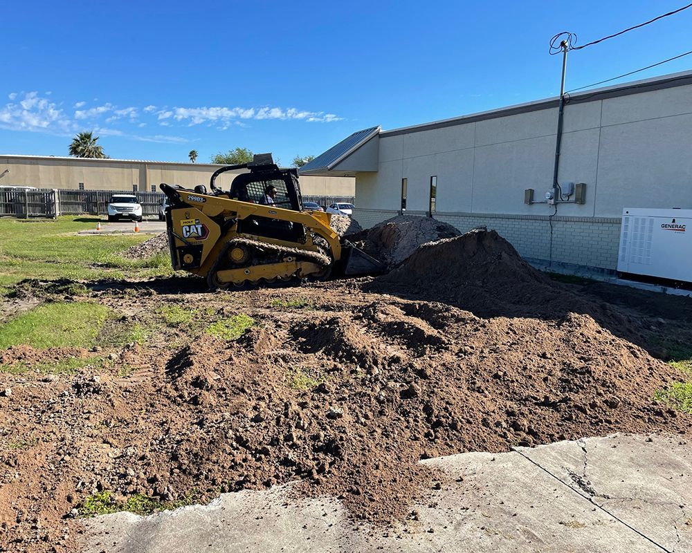 Clearing Land Beside House — Harlingen, TX — Abundiz Tractor Services
