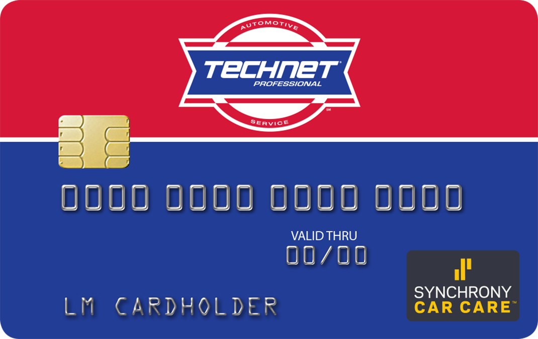 Technet Synchrony Car Care Credit Card | Mastertech Auto Repair