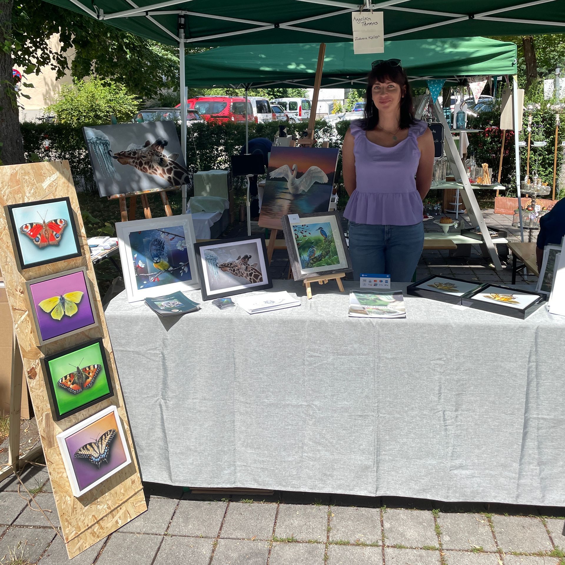 Zuzana Keller Kunstmarkt Hochzoll Montmartre