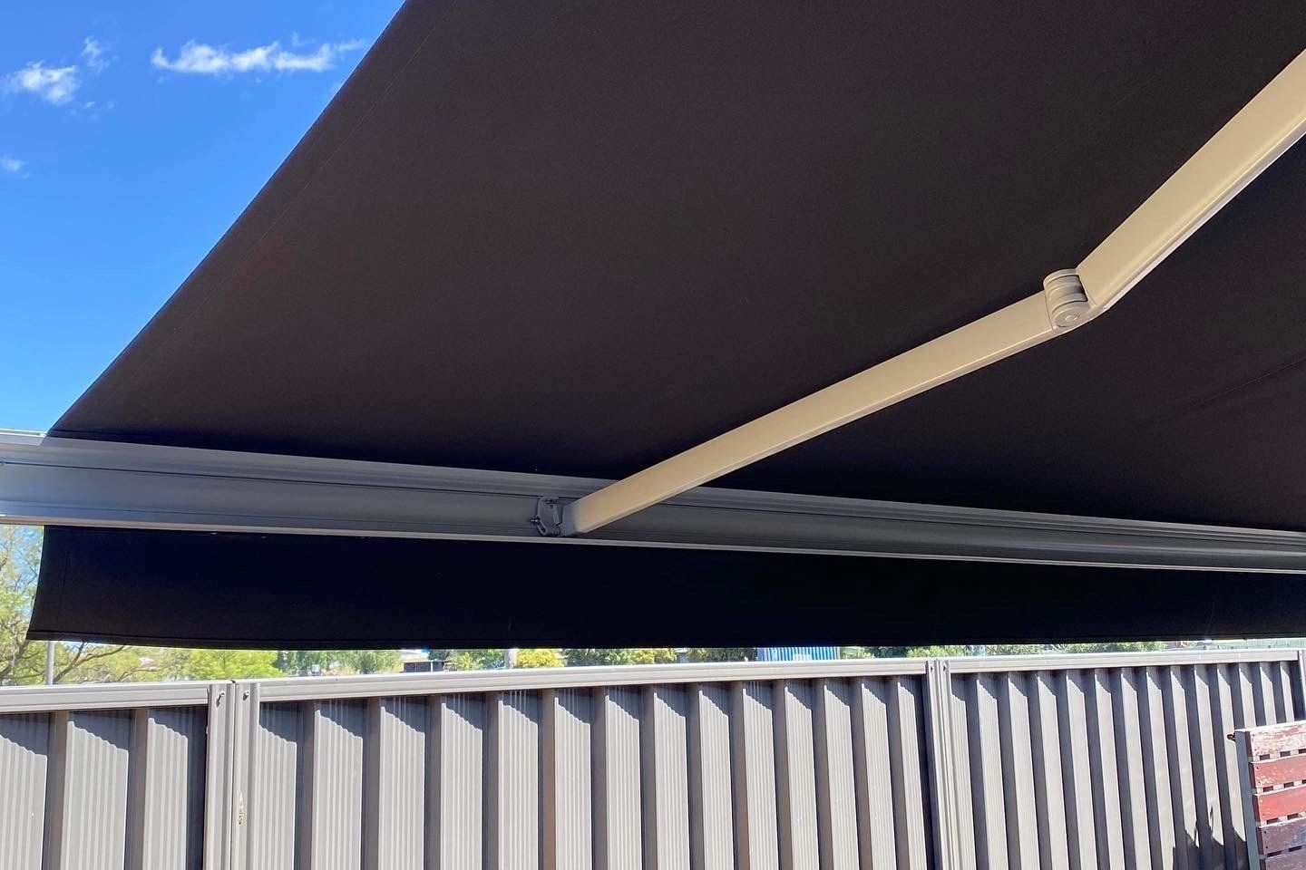 Close View of Locally Made Backyard Awning — Tamworth Blinds & Awnings in Tamworth, NSW