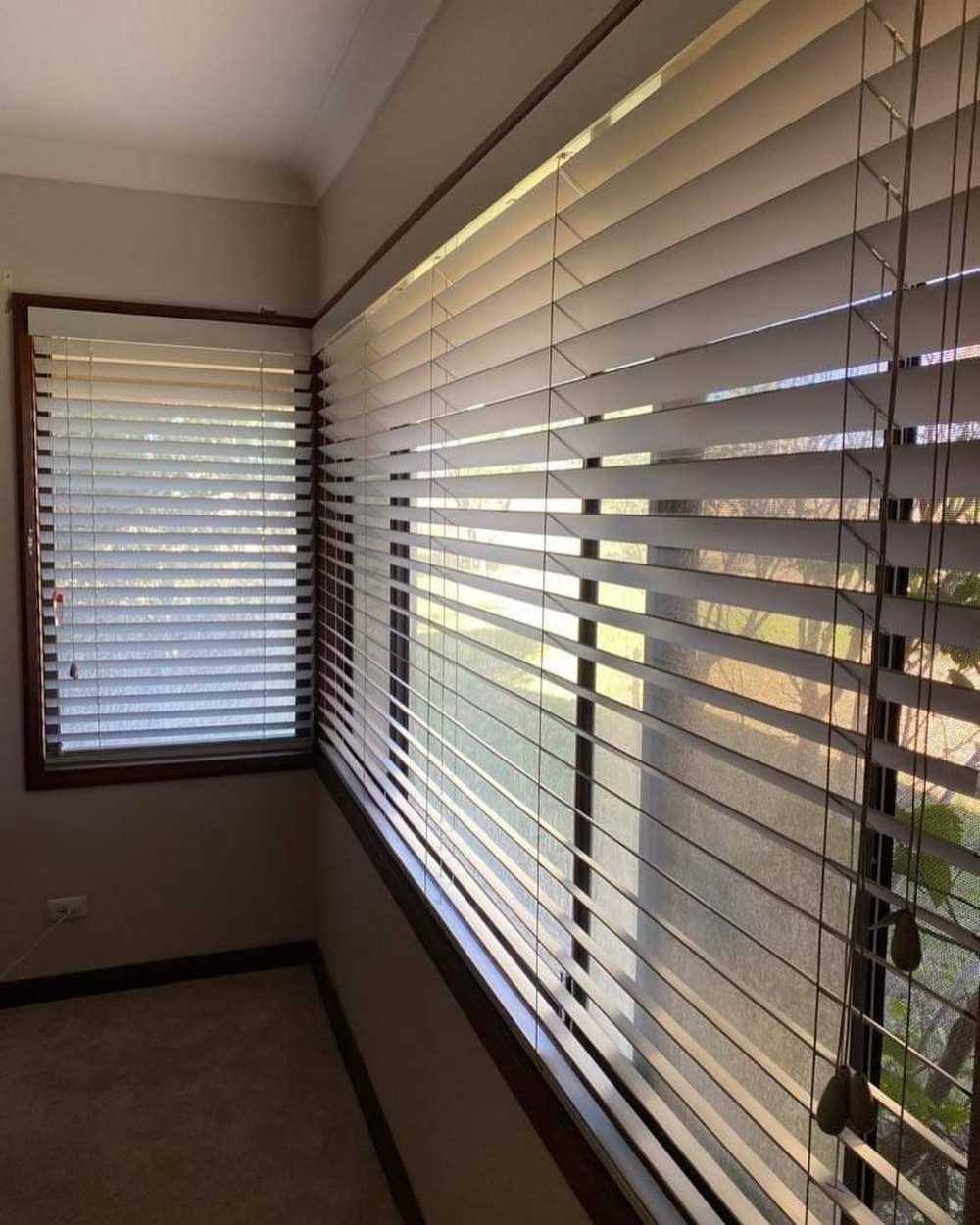 Close up of New Shutter Windows — Tamworth Blinds & Awnings in Tamworth, NSW