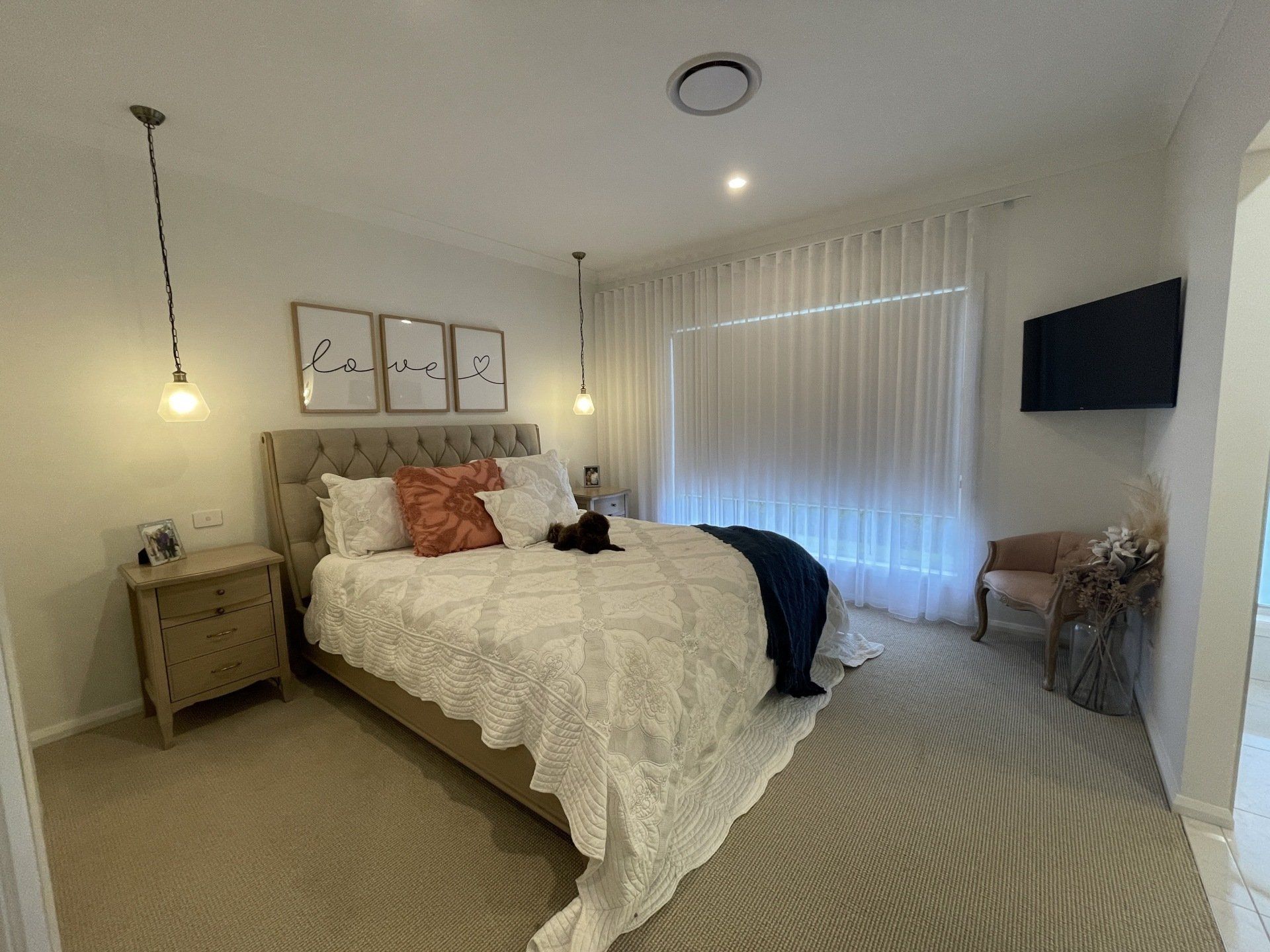 Newly Installed Bedroom Window Blinds — Tamworth Blinds & Awnings in Tamworth, NSW