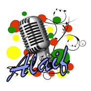 Een foto van een microfoon met de naam alaif erop