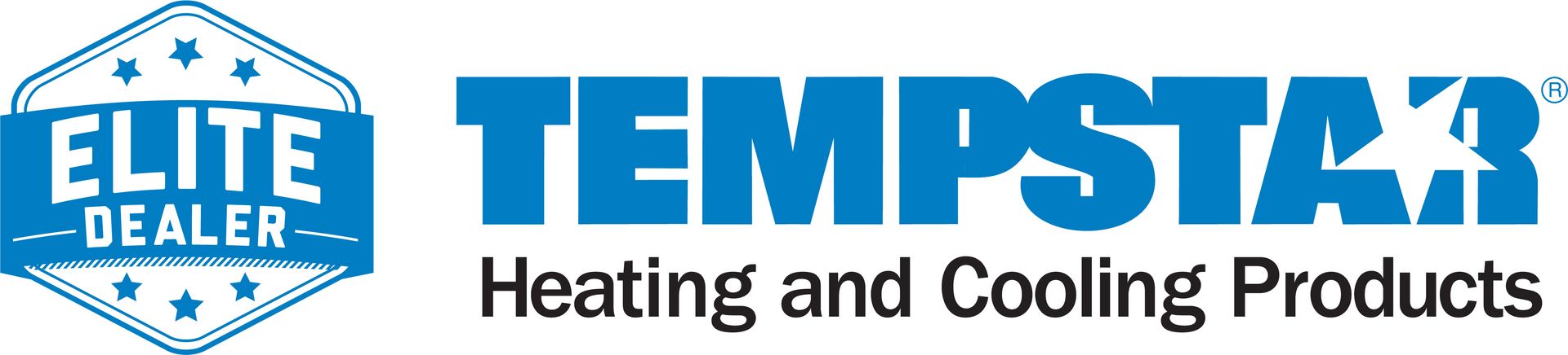 The elite dealer logo for tempstar heating and cooling products