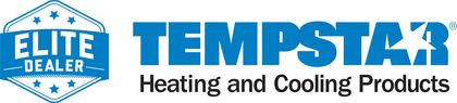 The elite dealer logo for tempstar heating and cooling products