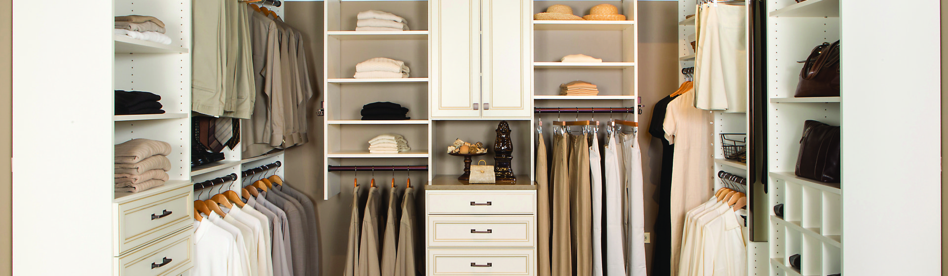 Walk In Custom Closet System