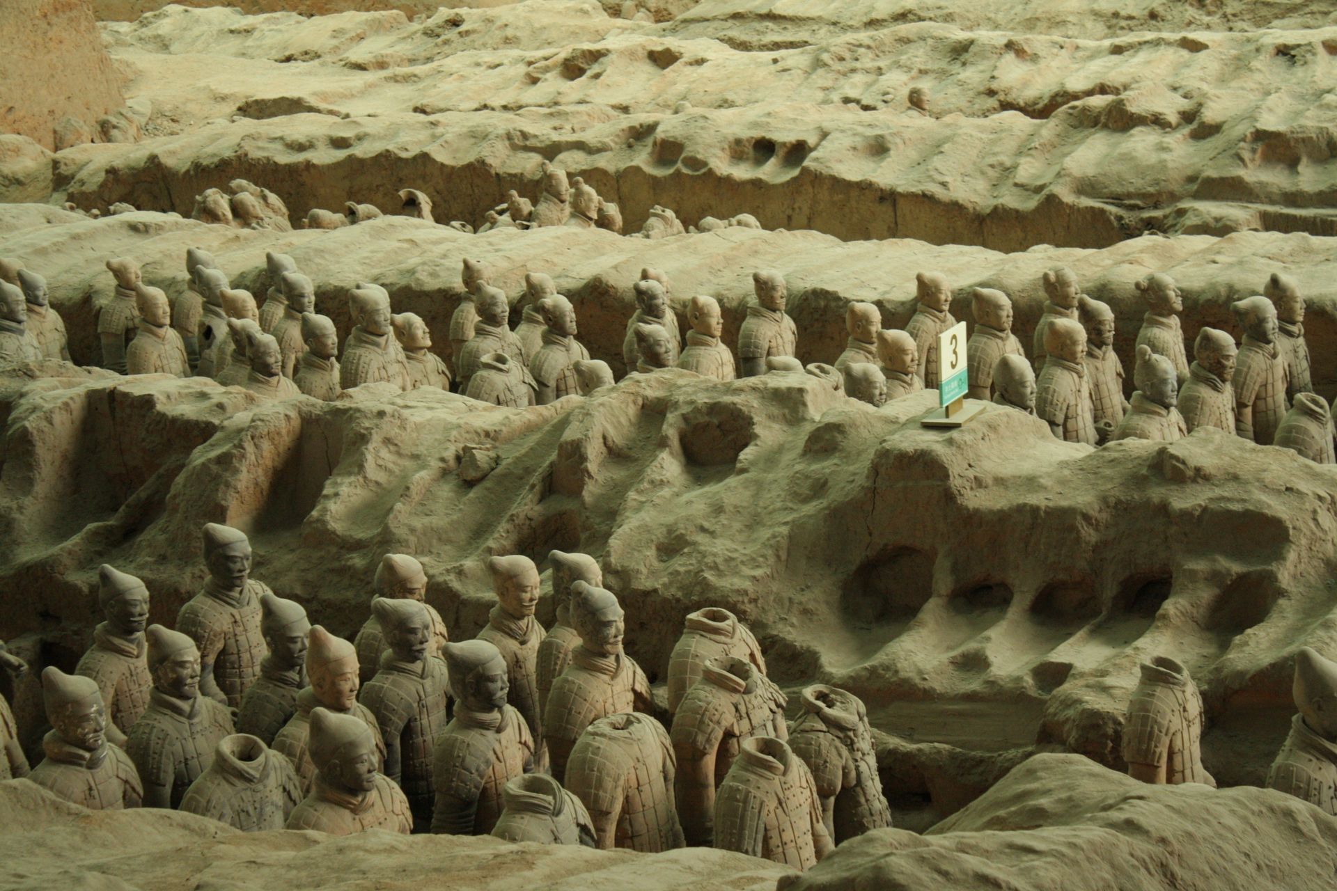 Terracotta Army statues in China