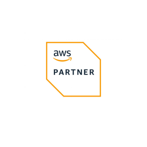 The aws partner logo is on a white background.
