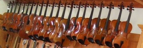Wide Selection of Violins