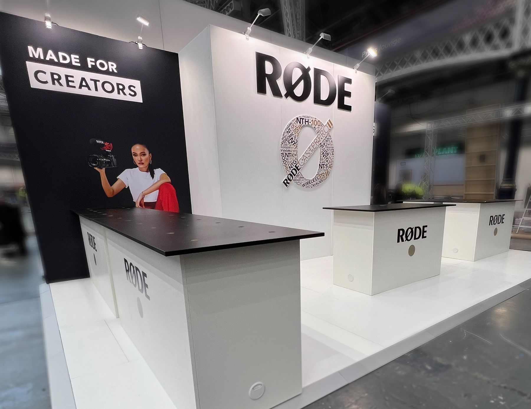 Røde exhibition stand