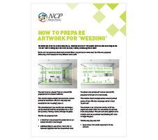 NCP Printing Weeding Artwork — Newcastle, NSW — NCP Printing