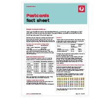 NCP Fact Sheet Postcards — Newcastle, NSW — NCP Printing