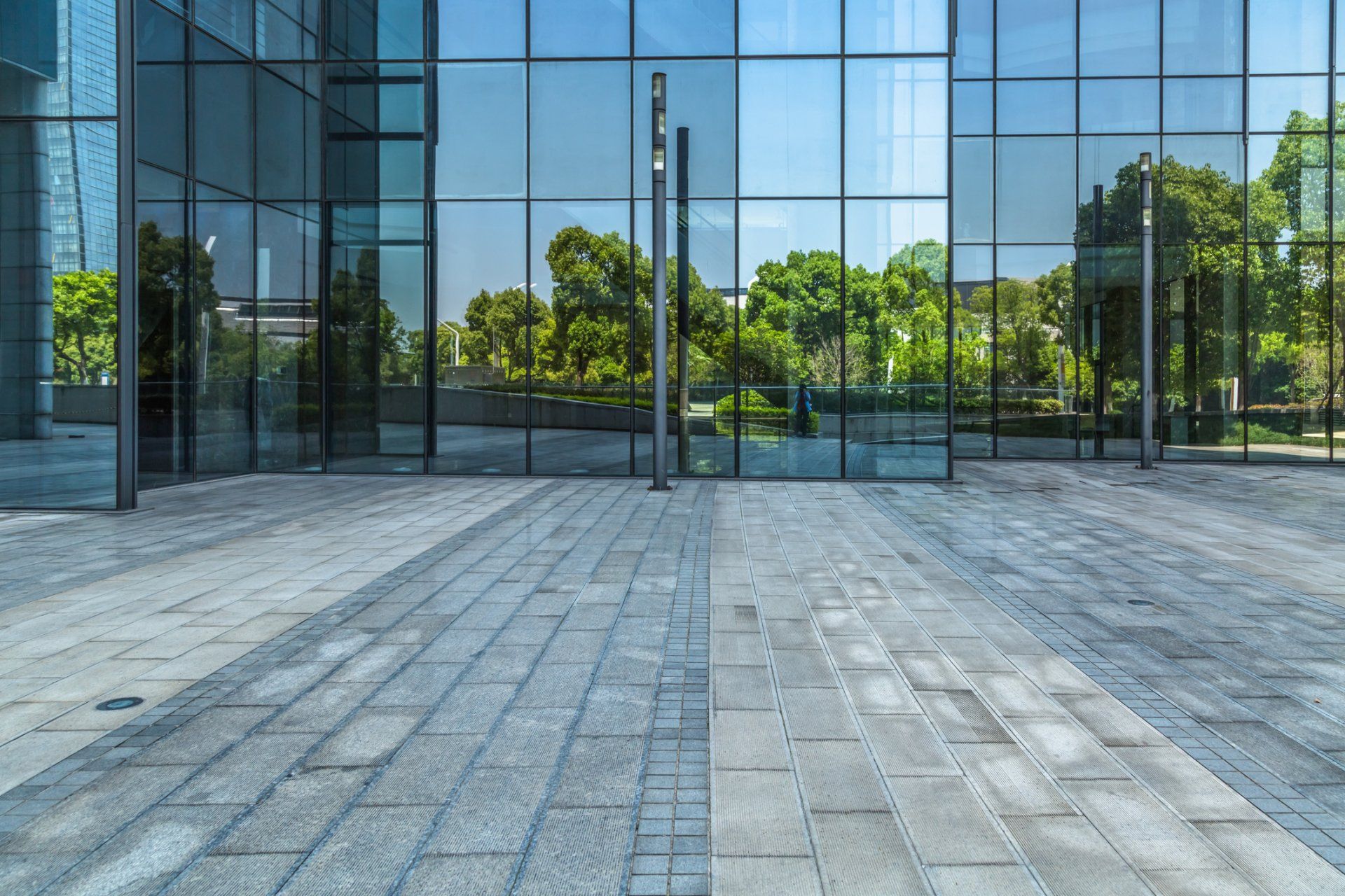 Glass Repairs — Modern Building Outdoors in Philadelphia, PA