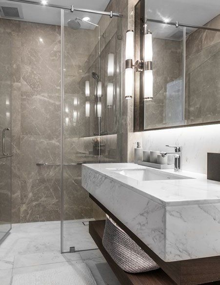 Clean and White Bathroom — Bourbonnais, IL — Heartland Cabinetry & More