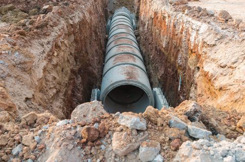 Excavating Services - Drainage Pipe in Richland County, Ohio